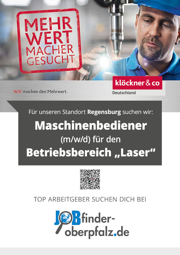 Stellenanzeige Jobfinder Oberpfalz