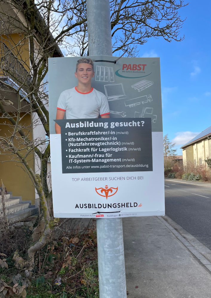 Stellenanzeige Ausbildung gesucht