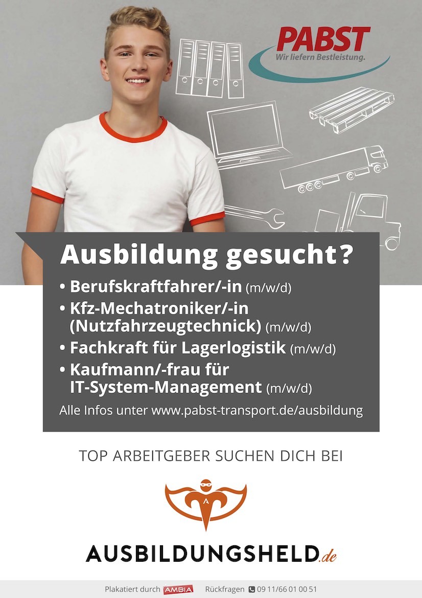 Stellenanzeige Ausbildungsheld